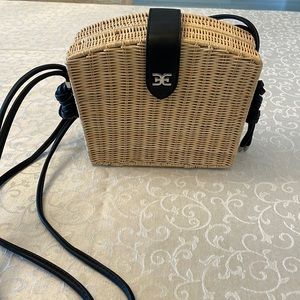Sam Edelman Straw Shoulder Bag
